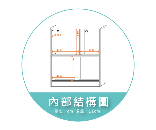 【金階塑鋼】NE905J KD 電器櫃 內部結構圖